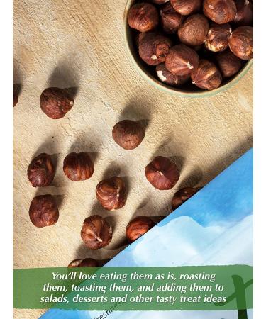 Oregon Hazelnuts (Filberts) - Raw & Unsalted | JUMBO SIZE | Steam Pasteurized, NON-GMO | No Shell, Just Kernels | 4 LB Resealable Bags - Buy Online on SooperMarket.com