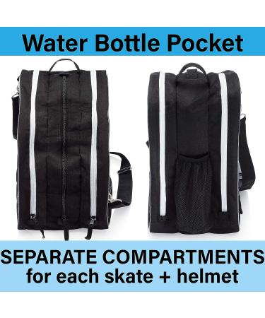 Athletico Skate Bag with Large Blade Cover - Black - Buy Online on SooperMarket.com