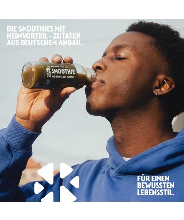 Monastery Kitchen Bio Smoothie Green Cucumber Spinach Mint Apple | Superfood Breakfast Vegan in Glass Bottle | 6x250ml Power Food Home Ingredients - Buy Online on SooperMarket.com