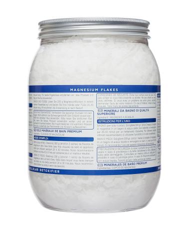 Buy Premium Magnesium Flakes 1.2kg - Relaxing Bath Salt | Magnesium Chloride Hexahydrate - Resealable for Stress Relief and Wellness - Buy Online on SooperMarket.com