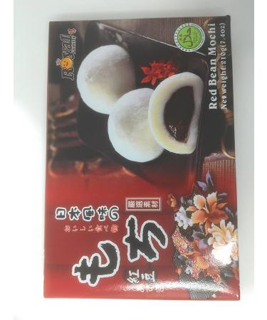 Japanese Mochi Daifuku (Red Bean) - 2 Pack, 7.4oz - Royal Treats for Families - Buy Online on SooperMarket.com