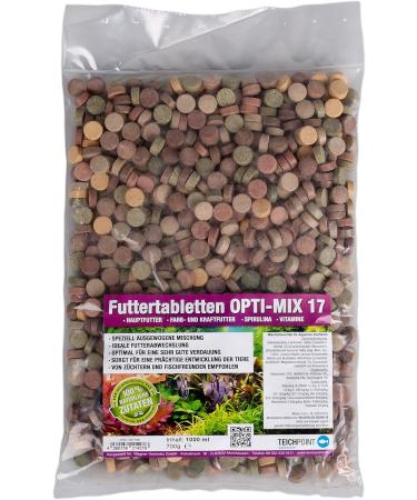 Teichpoint 1000 ml Premium TOP Food Tablets Opti-Mix 17 for Ornamental Fish | International Shipping Available - Buy Online on SooperMarket.com