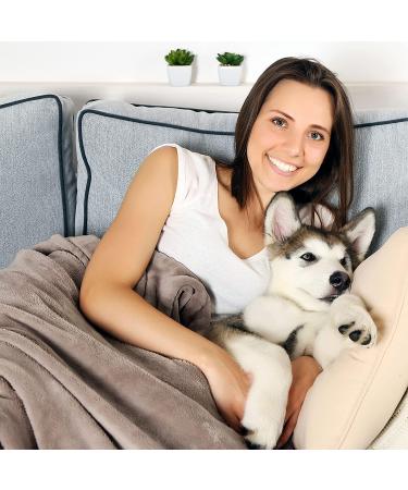 Petmaker Waterproof Pet Blanket 50x60 - Reversible Plaid Throw for Couch, Car, Bed - Large Red Dog and Cat Blanket - Buy Online on SooperMarket.com