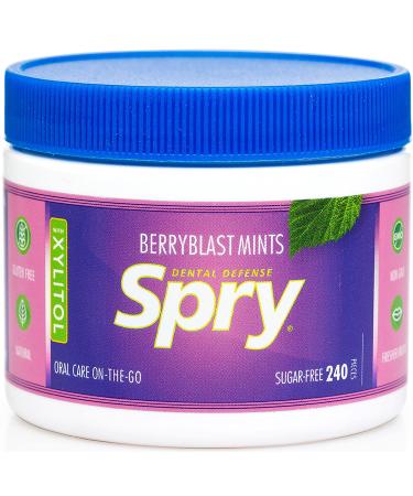 Xlear Spry Berryblast Sugar-Free Mints 240 Count - Fresh Breath & Oral Care - Buy Online on SooperMarket.com
