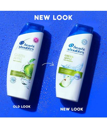 Head & Shoulders Green Apple Anti-Dandruff Shampoo 613 mL 613 ml (Pack of 1) - Buy Online on SooperMarket.com