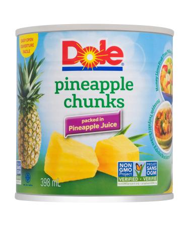 Dole Pineapple Chunks 398 ml/13.5 oz., Can Imported from Canada