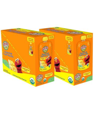 Earth's Best Organic Sesame Street Toddler Fruit Yogurt Smoothie - Pineapple, Orange, and Banana - 4.2 oz. Pouch (Pack of 12) - Buy Online on SooperMarket.com
