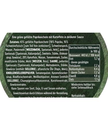 Buy Dreistern A Pepper with Potatoes 400g - Premium International Shipping Available - Buy Online on SooperMarket.com
