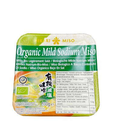 Hikari Miso Organic Low Sodium Miso Paste 500g - Authentic Japanese Flavor for Healthy Cooking - Buy Online on SooperMarket.com