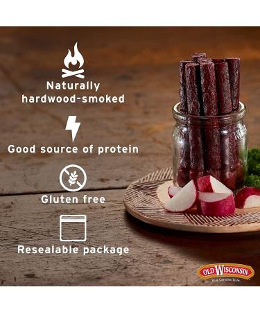 Old Wisconsin Turkey Sausage Snack Sticks - High Protein, Low Carb, Keto, Gluten Free, 42 Individually Wrapped - Buy Online on SooperMarket.com