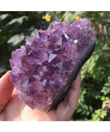 Specimen Healed Natural Raw Amethyst Quartz Purple Crystal Cluster Stones Specimen As a Gift FZUGEDRLI (Size : 260-300g) - Buy Online on SooperMarket.com