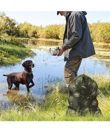 Nosiny 3-Piece Mesh Duck Decoy Bag Set | 30x47 Inch | Lightweight & Durable | For Goose, Turkey & Waterfowl | Shoulder Straps | Green - Buy Online on SooperMarket.com