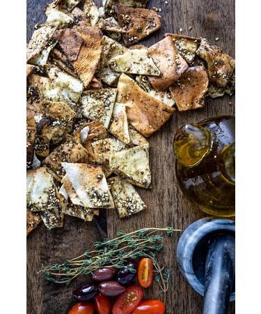 Terranean Herbs & Spices Za'atar Pita Chips Bundle - Regular & Spicy (2 Pack) - Buy Online on SooperMarket.com