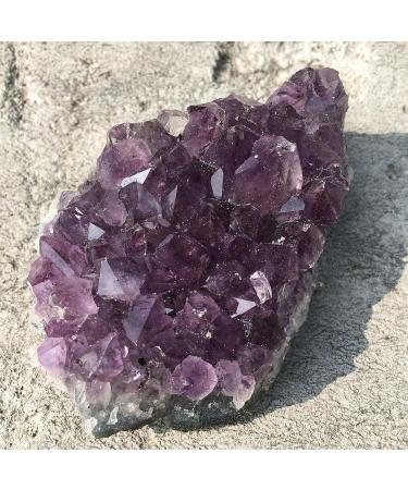 Specimen Healed Natural Raw Amethyst Quartz Purple Crystal Cluster Stones Specimen As a Gift FZUGEDRLI (Size : 260-300g) - Buy Online on SooperMarket.com