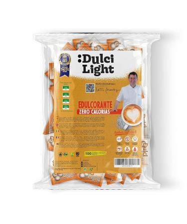 Dulci Light Sucralose Sweetener - 100g Zero Calorie Sweetener 100 Packets | Natural Sugar Substitute for Drinks & Food - Buy Online on SooperMarket.com