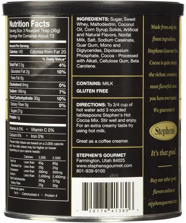 Stephen's Gourmet Hot Cocoa  16-Ounce Cans (White Chocolate  Pack - 1) - Buy Online on SooperMarket.com