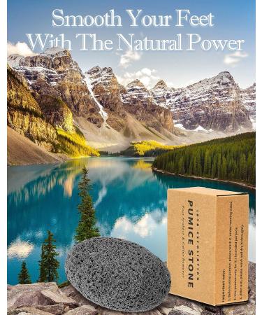 Maryton Natural Pumice Stone for Feet - Exfoliating Scrubber for Dead Skin, Corns, and Calluses - Pedicure Tool for Soft, Smooth Feet and Hands - Buy Online on SooperMarket.com
