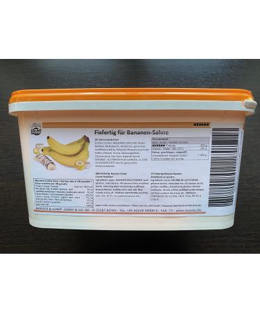 Banana Kessko cream stock 900 g cream stand cream stiffener cream 0.9 kg (banana)