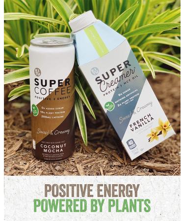 KITU SUPER COFFEE Vegan Protein Coffee Coconut Mocha 11 Fl Oz 12 Pack - 10g Protein, 0g Added Sugar, 90 Calories | Iced Coffee Keto Coffee, Pea Protein, Plant Based, Gluten Free - Buy Online on SooperMarket.com