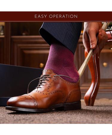 15 TungSam Wooden Shoe Horn - Long Handle, Easy to Use and Carry - Buy Online on SooperMarket.com