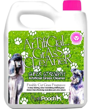 Pretty Pooch Artificial Grass Cleaner For Dogs (10:1 Super Concentrate Makes 10 Litres) Disinfectant and Deodoriser - 1 Litre (Fresh Cut Grass 1L)
