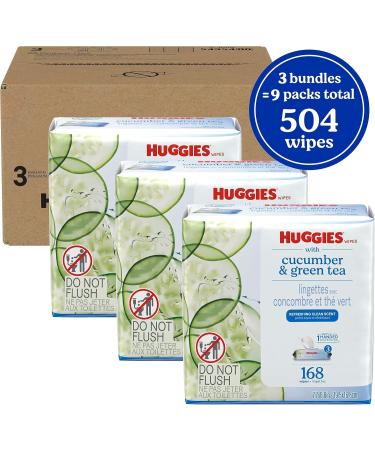 HUGGIES Refreshing Clean Scented Baby Wipes Hypoallergenic 3 Disposable Flip-top Packs (168 Total Wipes) Scented 3 count (Pack of 1) - Buy Online on SooperMarket.com