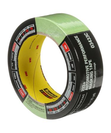 3M Automotive Refinish Masking Tape  06654  36 mm x 55 m  1 Roll Green 36 mm x 55 m