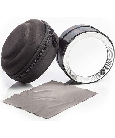 Magnifying Dome Lighted Desktop Magnifier with Bright LED for Reading Books  fine Print  Studying maps  Projects  Coins  Acts as Desk Paperweight  Great for Seniors Black - Buy Online on SooperMarket.com