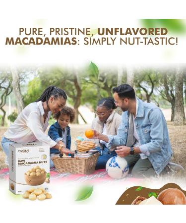 CAREEMZ Raw Macadamia Nuts (Unflavoured) - Malawi's Finest Gourmet Snack, Nutritious, Keto Friendly, Vacuum Sealed for Freshness - 450g - Buy Online on SooperMarket.com