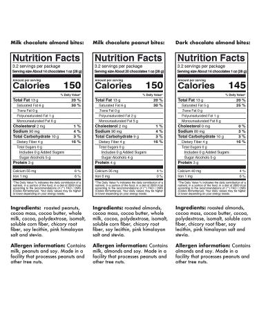 Sweetwell Low-Carb Keto-Friendly Snack Variety Pack - Sugar-Free Chocolate Bites Sweetened with Plant-Based Stevia - Healthy Treats (3-Pack) - Buy Online on SooperMarket.com