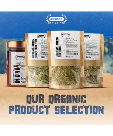 Apsogo Organic Dried Oregano from Greece - Premium Quality 200g - Buy Online on SooperMarket.com