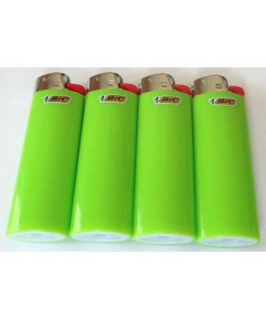 Bic Lime Green Classic Full Size Lighters New Lot of 4 - Buy Online on SooperMarket.com