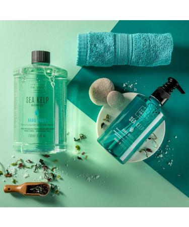 Scottish Fine Soaps Sea Kelp Marine Hand Wash - 300ml Pump | Luxurious Hydration for All Skin Types | Shop Internationally - Buy Online on SooperMarket.com