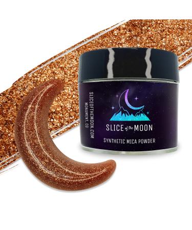 Shimmer Bronze Mica Powder | Skin Safe, Fine Pigment Powder for Epoxy Resin, Body Butter, Lip Gloss, Candle Color Dye, Soap Colorant & Slime Pigment Dust  0.42oz (12g)