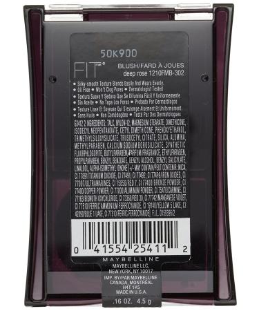 Maybelline New York Fit Me! Blush Deep Rose 0.16 oz - Natural Radiance for Cheeks - Buy Online on SooperMarket.com