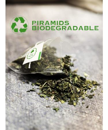Nettle Tea Pyramid Bio Organic Nettle Leaves Tea Bags | Eco-Friendly & Health Benefits | 15x1g - Buy Online on SooperMarket.com