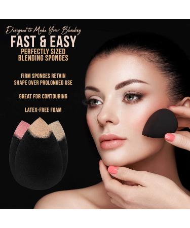 Belloccio Egg Shaped Makeup Sponge - Latex Free | Pack of 6 | Best for Flawless Application - Buy Online on SooperMarket.com