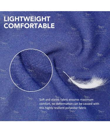 Harrison Howard Stretchable UV Protection Fly Mask - Breathable Full Visibility Eye Opening & Ventilating Earmiths - Dark Blue COB (Medium) - Buy Online on SooperMarket.com