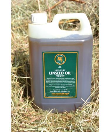 Equus Linseed Oil - Cold Pressed 4ltr Clear