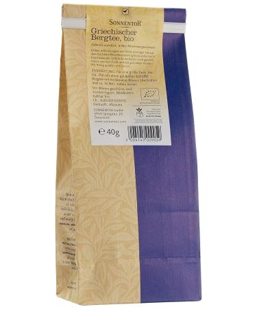 Sonnentor Organic Greek Mountain Tea 40g - Premium Herbal Wellness for International Shipping - Buy Online on SooperMarket.com