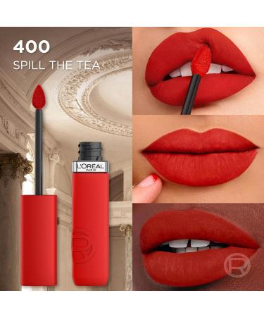 L'Or al Paris Infallible Matte Liquid Lipstick - Shade 400 Spill The Tea - Buy Online on SooperMarket.com