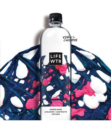 LIFEWTR Premium Purified Water 1L (12 Pack) - pH Balanced with Electrolytes - Packaging May Vary - Buy Online on SooperMarket.com