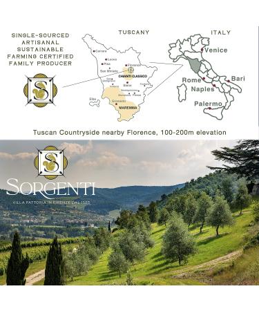 Laudemio Tuscany High Polyphenols Extra Virgin Olive Oil 2022 Harvest | Robust Green Frantoio Monovarietal | NYIOOC Gold Award Winner | Lab Tested, No Pesticides | 16.9 fl oz - Buy Online on SooperMarket.com