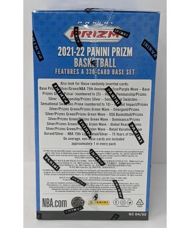 2021-22 Panini Prizm NBA Basketball Blaster Box - 3 Exclusive Ice Prizms | 24 Cards - Buy Online on SooperMarket.com