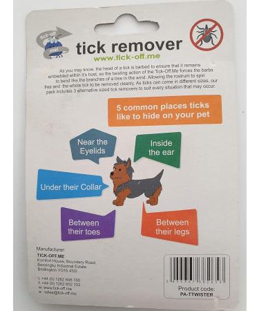 Tick-Off Tick Remover for Dogs Cats Horses Pets People 1 Count (Pack of 1) - Buy Online on SooperMarket.com