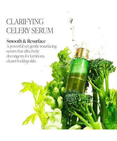 Byroe Exfoliating AHA Serum - Gentle Celery Resurfacing Serum for Acne-Prone Skin | Pore Minimizer with Vitamin 12 Complex & LHA | Vegan 30 ML - Shop Internationally - Buy Online on SooperMarket.com