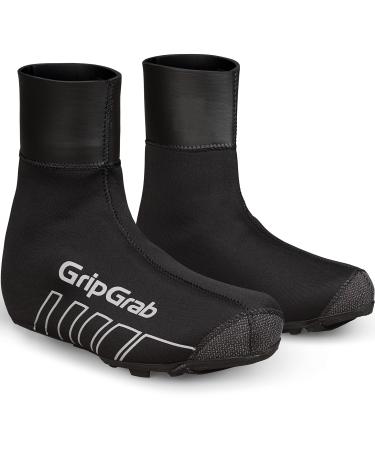 Gripgrab racethermo x neopren winter MTB CX gravel bike overshoes waterproof windproof thermo cycling overcoverer XL (44/45) single black