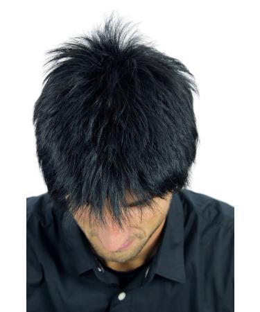 WIG ME UP WL-3058-1 Men's Short Black Wig - Stylish Strands for a Trendy Look | International Shipping Available - Buy Online on SooperMarket.com
