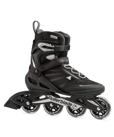 Rollerblade Zetrablade Men's Adult Fitness Inline Skate, Black and Silver, Performance Inline Skates 11 BLACK/SILVER
