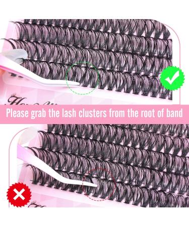 Buy Wispy Lash Clusters | 30D & 40D Individual Eyelash Extensions - 320 Pcs D Curl 9-16mm by HeyAlice - Buy Online on SooperMarket.com